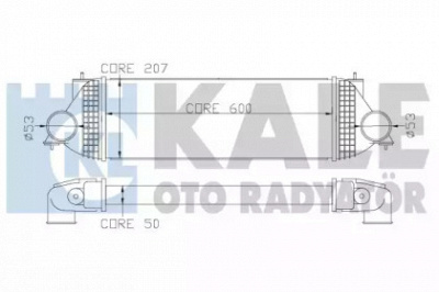 KALE OTO RADYATOR 342365 -  Интеркулер